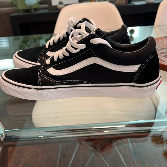 Vans Old Skool Suede Canvas Black / White M9.5 W11 - Picture 7 of 7